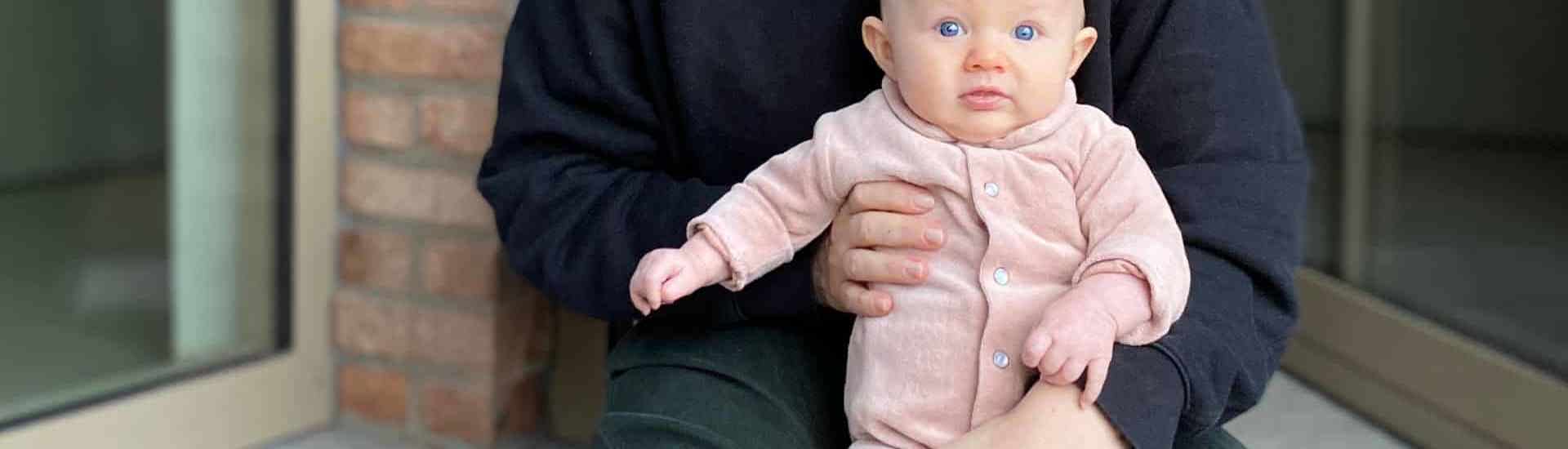 Mama Nele met baby: zwangerschapsverlof is voorbij