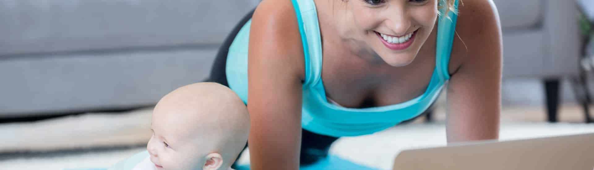 mama sport met baby: Terug fit na de bevalling 